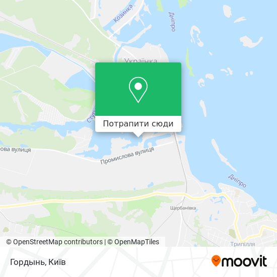 Карта Гордынь