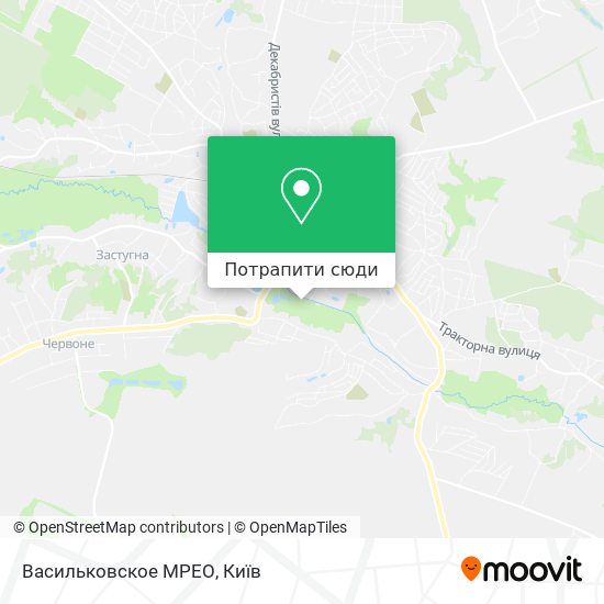 Карта Васильковское МРЕО