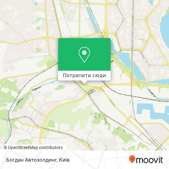 Карта Богдан Автохолдинг