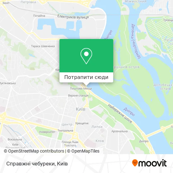 Карта Справжні чебуреки