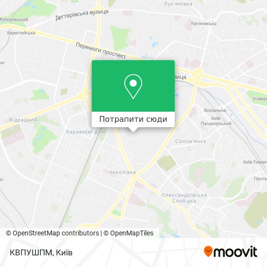 Карта КВПУШПМ