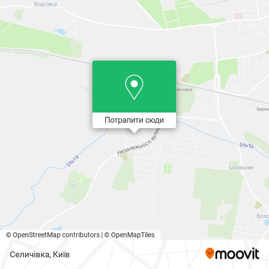 Карта Селичівка