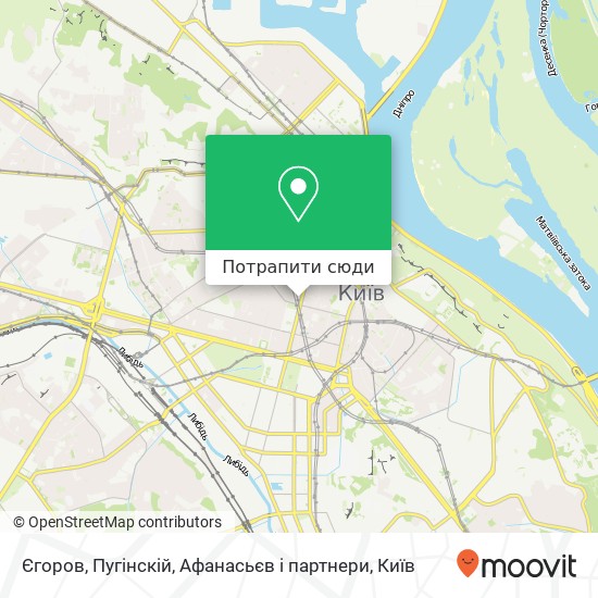 Карта Єгоров, Пугінскій, Афанасьєв і партнери