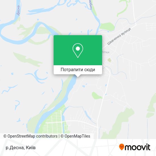 Карта р.Десна