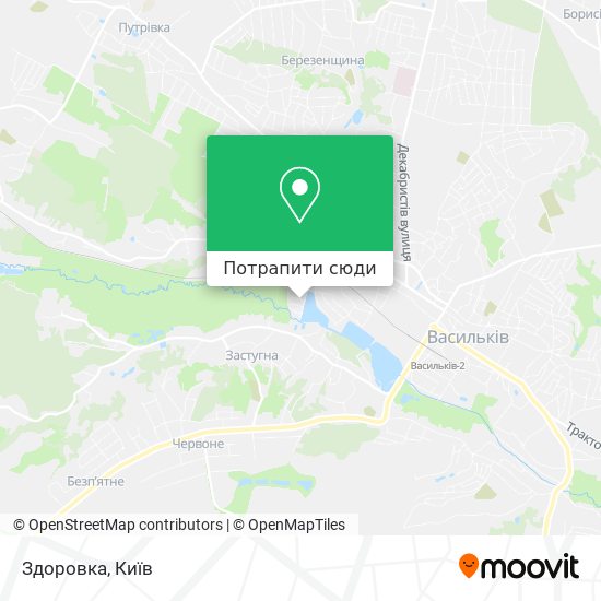Карта Здоровка