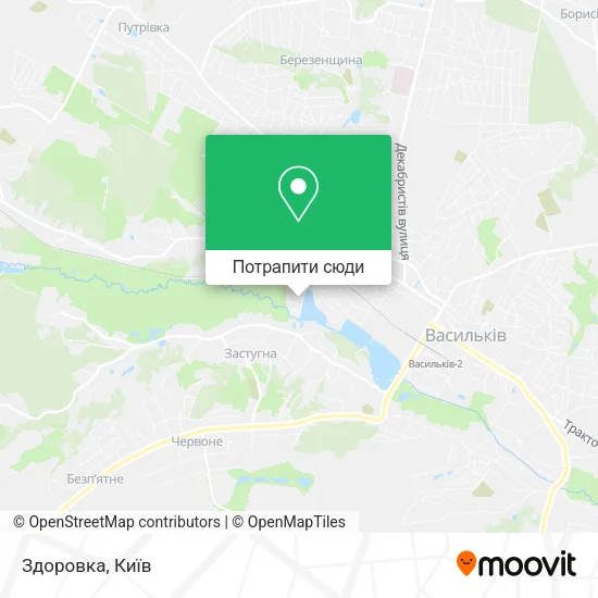Карта Здоровка