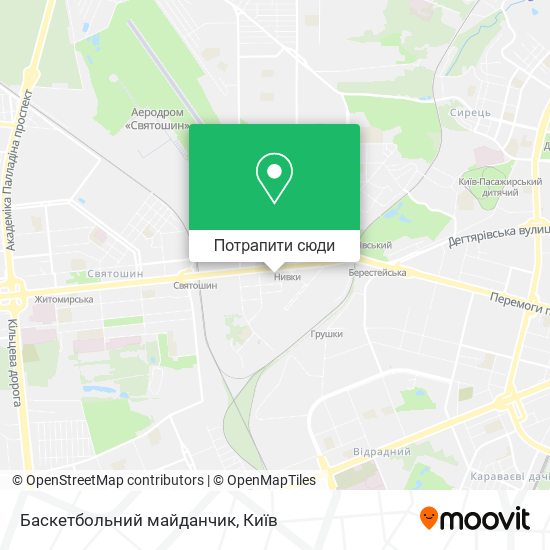 Карта Баскетбольний майданчик