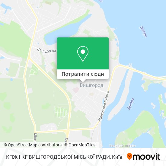 Карта КПЖ І КГ ВИШГОРОДСЬКОЇ МІСЬКОЇ РАДИ