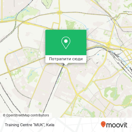 Карта Training Centre "MUK"