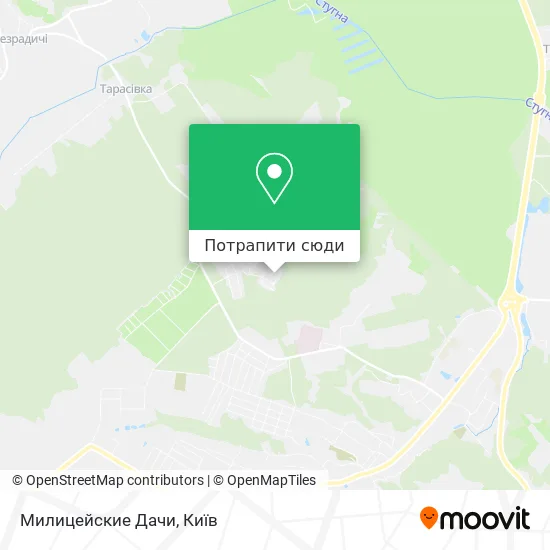 Карта Милицейские Дачи