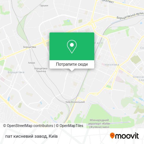 Карта пат кисневий завод