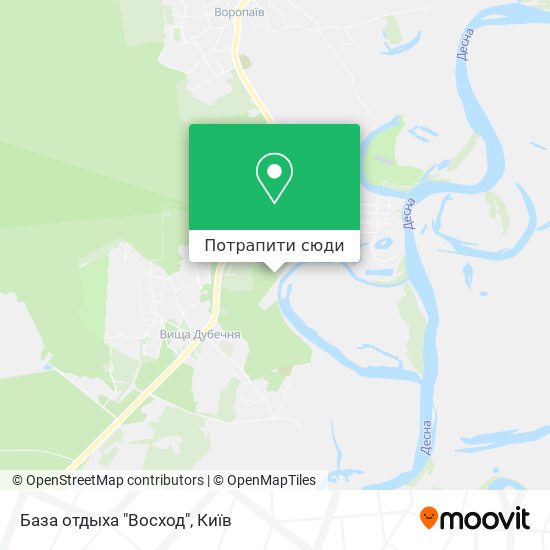 Карта База отдыха "Восход"