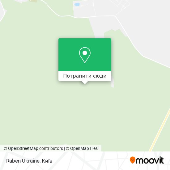 Карта Raben Ukraine