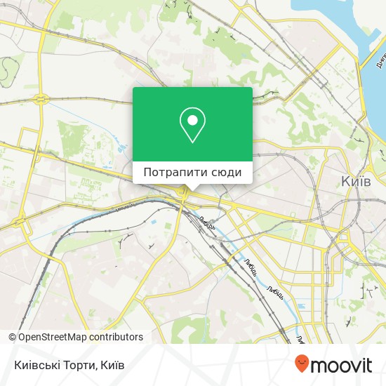 Карта Киiвськi Торти