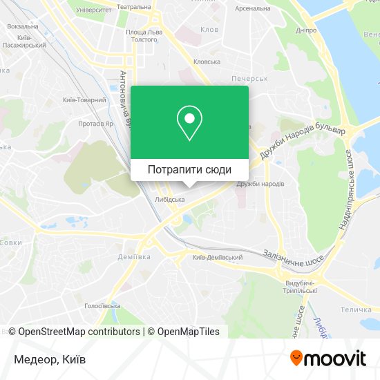 Карта Медеор