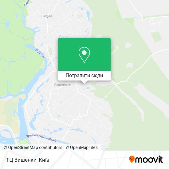 Карта ТЦ Вишенки