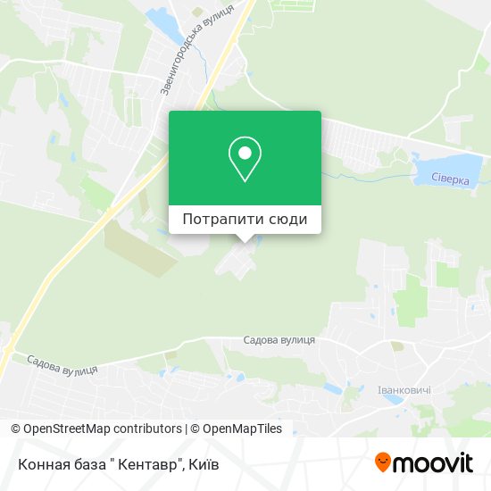 Карта Конная база " Кентавр"