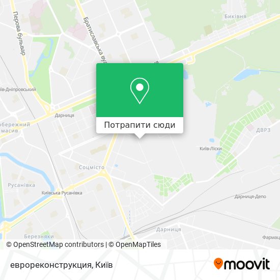 Карта еврореконструкция