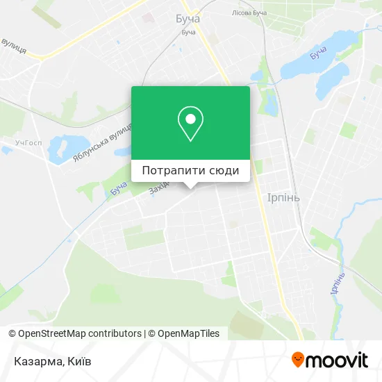 Карта Казарма