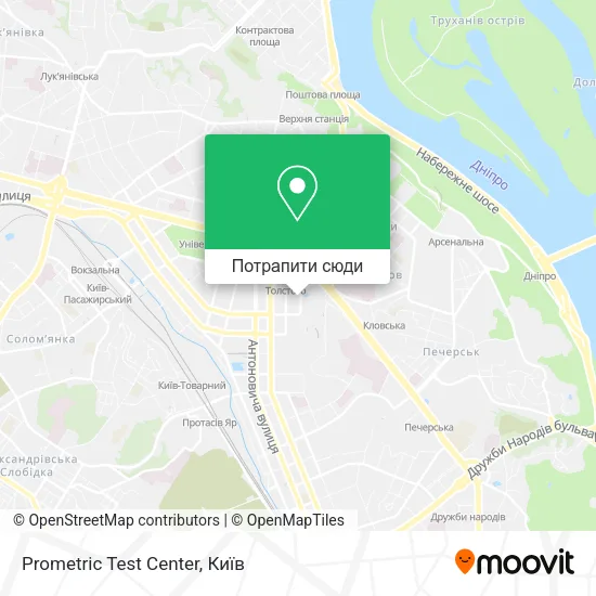 Карта Prometric Test Center