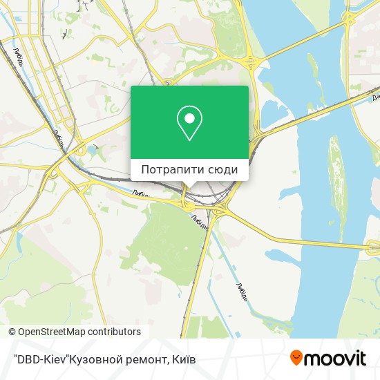 Карта "DBD-Кiev"Кузовной ремонт