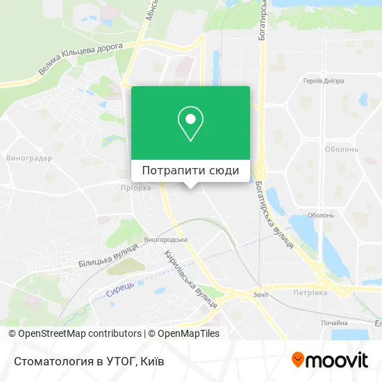 Карта Стоматология в УТОГ