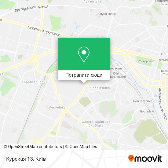 Карта Курская 13