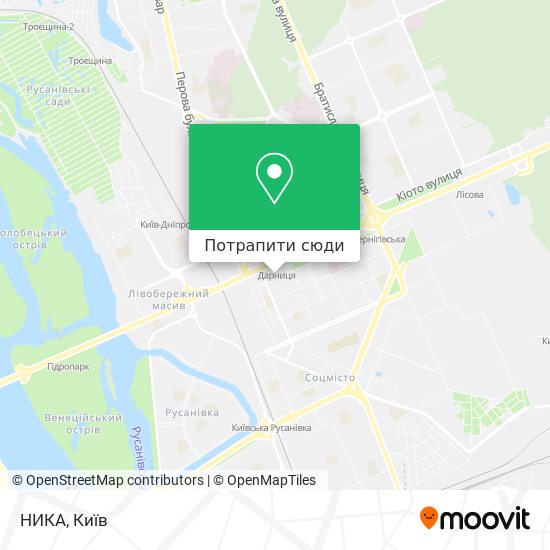 Карта НИКА