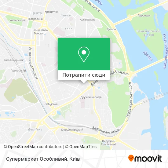 Карта Супермаркет Особливий