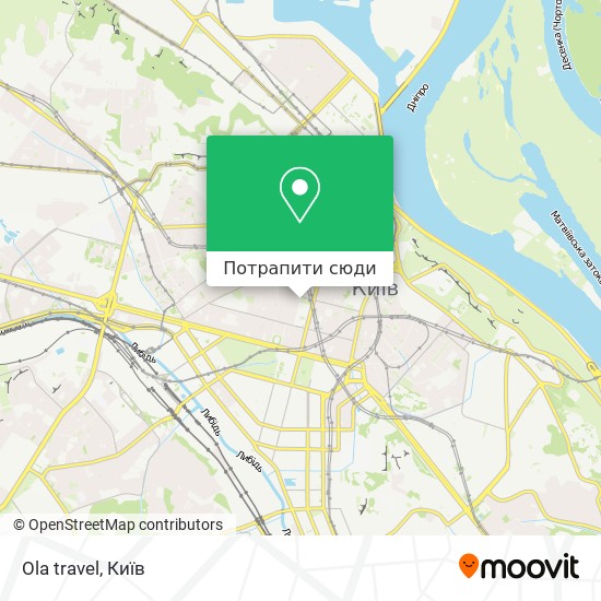 Карта Ola travel