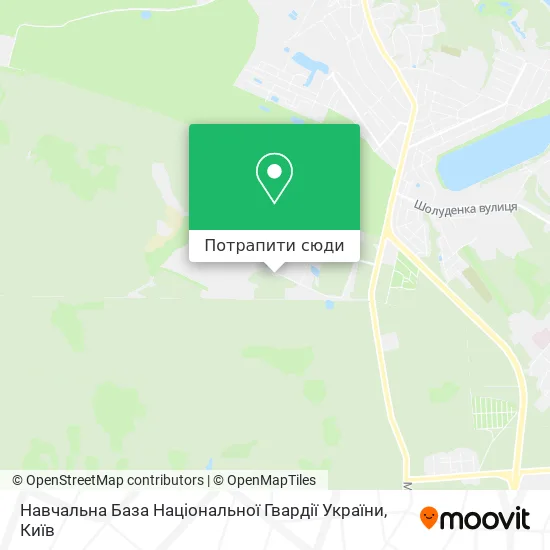Карта Навчальна База Національної Гвардії України