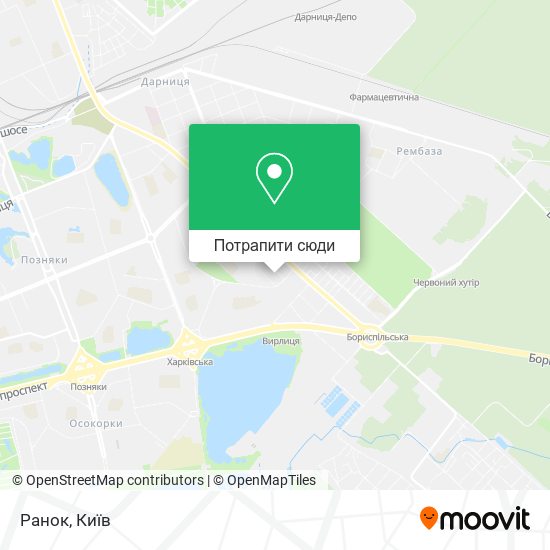 Карта Ранок