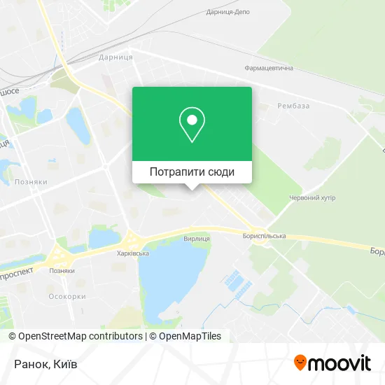 Карта Ранок