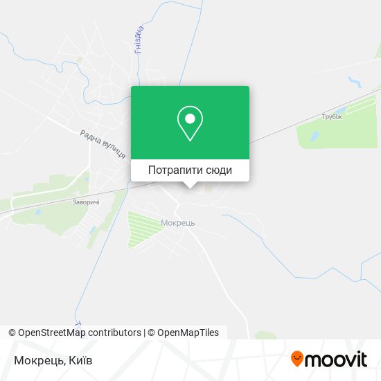Карта Мокрець