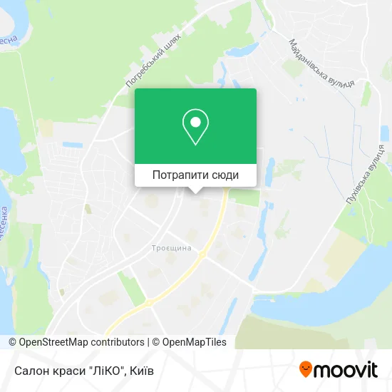 Карта Салон краси "ЛіКО"