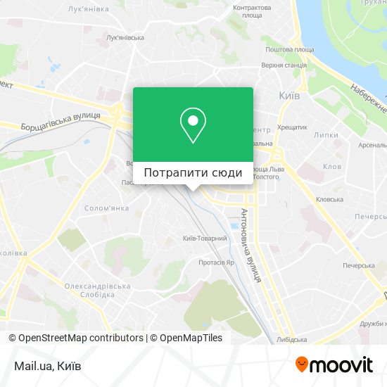 Карта Mail.ua
