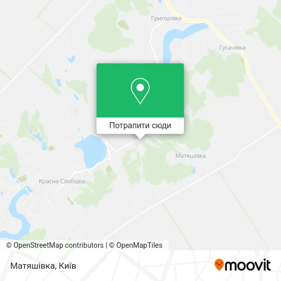 Карта Матяшівка