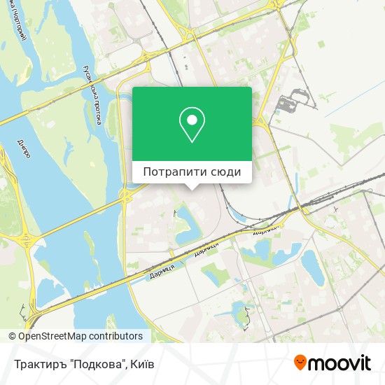 Карта Трактиръ "Подкова"