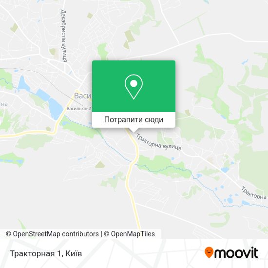 Карта Тракторная 1