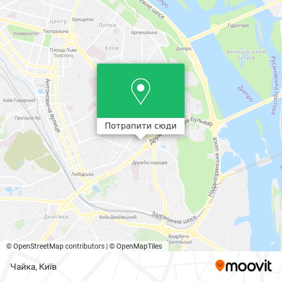 Карта Чайка