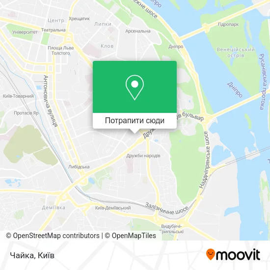 Карта Чайка