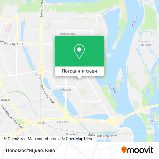 Карта Новомостицкая