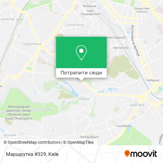 Карта Маршрутка #329