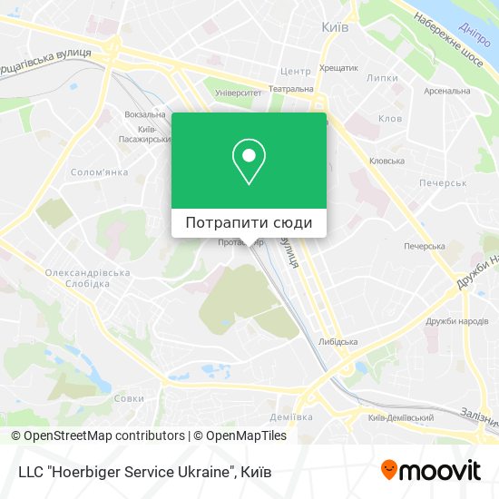 Карта LLC "Hoerbiger Service Ukraine"