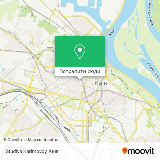 Карта Studiya Karimovoy
