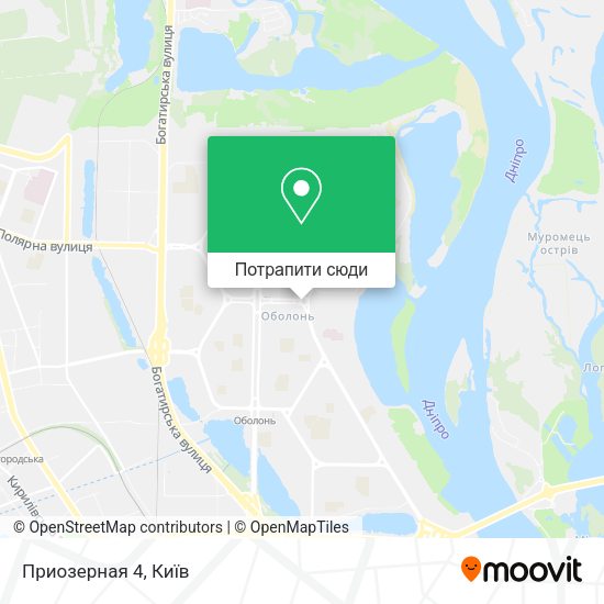 Карта Приозерная 4
