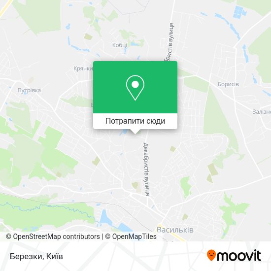 Карта Березки