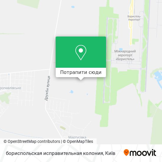 Карта бориспольская исправительная колония