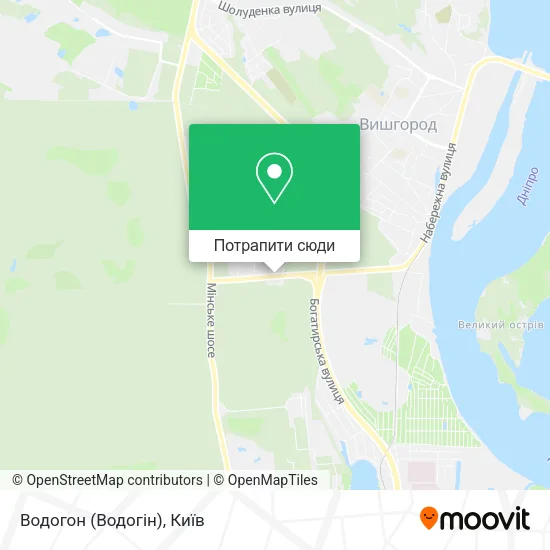 Карта Водогон (Водогін)