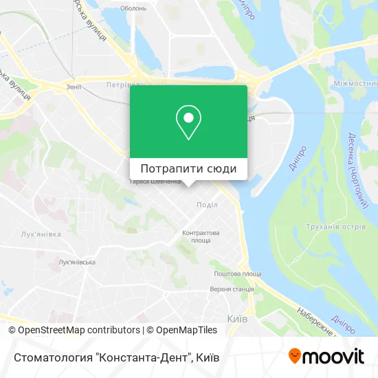Карта Стоматология "Константа-Дент"